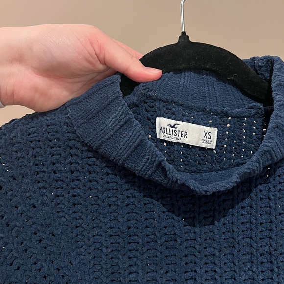 Hollister Blue Knit Sweater - Picture 3 of 5